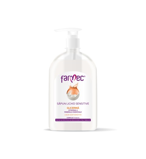 Sapun lichid cu Glicerina, Farmec, 500 ml Sapun lichid cu Glicerina, Farmec, 500 ml