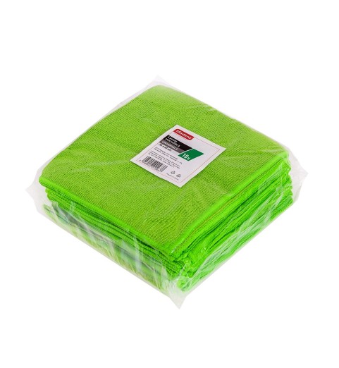 Lavete microfibra universală verde, Madero, 35x40cm, set 10buc