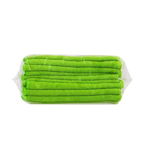 Lavete microfibra universală verde, Madero, 35x40cm, set 10buc