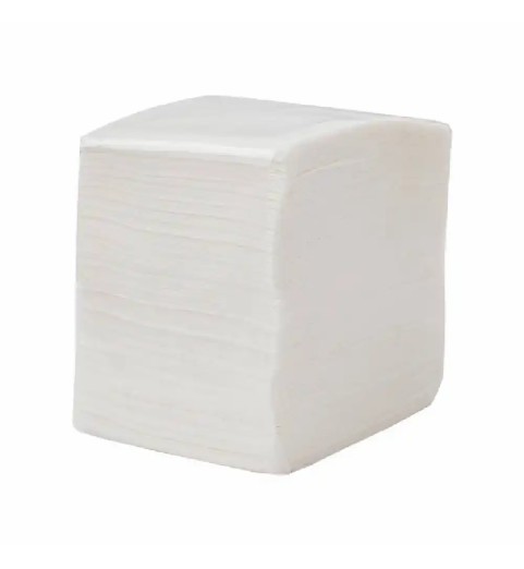 Hartie igienica pliata Esentis, celuloza, 2 straturi, 200 portii/pachet, 40 pachete/bax