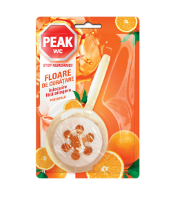 Aparat floare Wc Peak, portocale, 45g