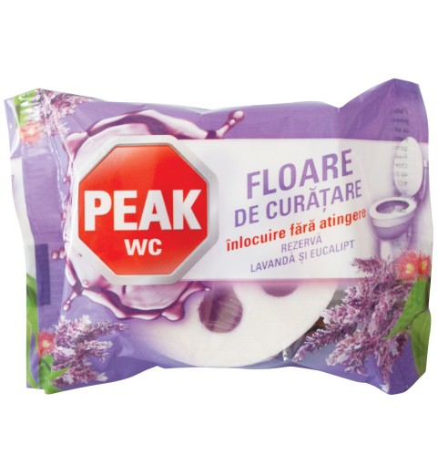 Rezerva aparat floare Wc Peak, lavanda&eucalipt, 45g