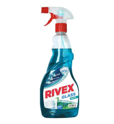 Solutie geamuri Rivex  750ml,menta