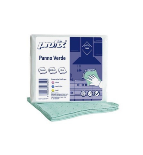 Lavete vascoza, Profix, verde, 32 buc/set